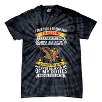 I Once A Solemn Oath To Defend The Constitution Tie-Dye T-Shirt