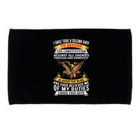 I Once A Solemn Oath To Defend The Constitution Microfiber Hand Towel