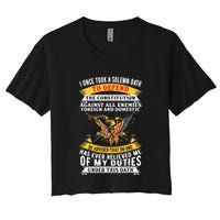 I Once A Solemn Oath To Defend The Constitution Crop Top