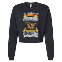 I Once A Solemn Oath To Defend The Constitution Cropped Pullover Crew