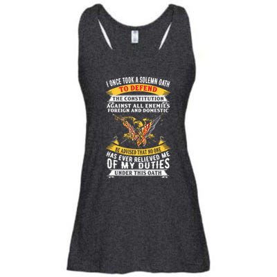 I Once A Solemn Oath To Defend The Constitution Ladies Essential Flowy Tank