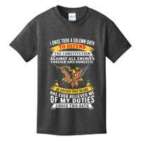 I Once A Solemn Oath To Defend The Constitution Kids T-Shirt
