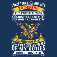 I Once A Solemn Oath To Defend The Constitution Infant Baby Jersey Bodysuit
