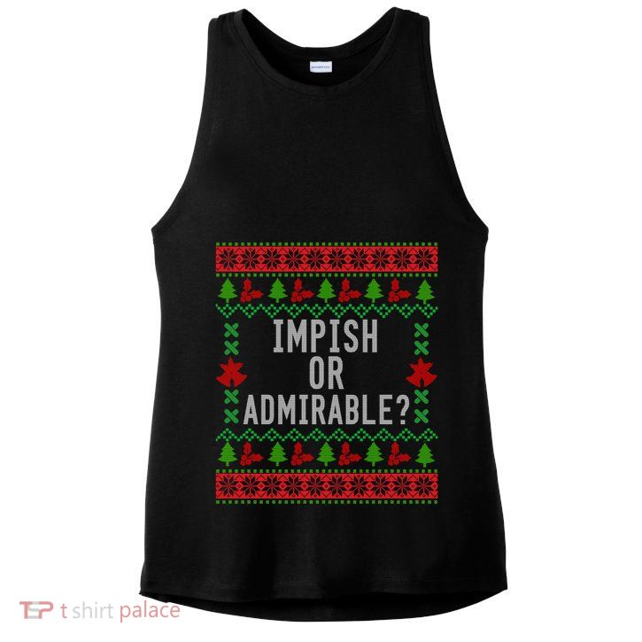 Impish Or Admirable Ladies PosiCharge Tri-Blend Wicking Tank