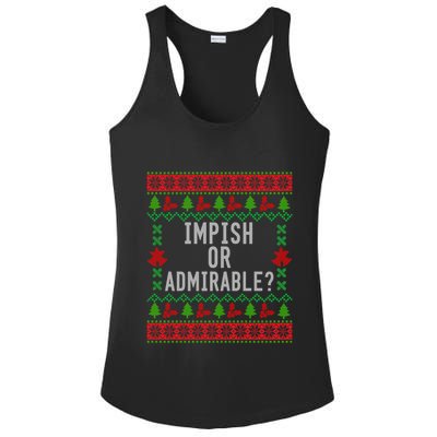 Impish Or Admirable Ladies PosiCharge Competitor Racerback Tank