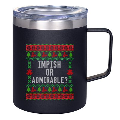 Impish Or Admirable 12oz Stainless Steel Coffee Mug
