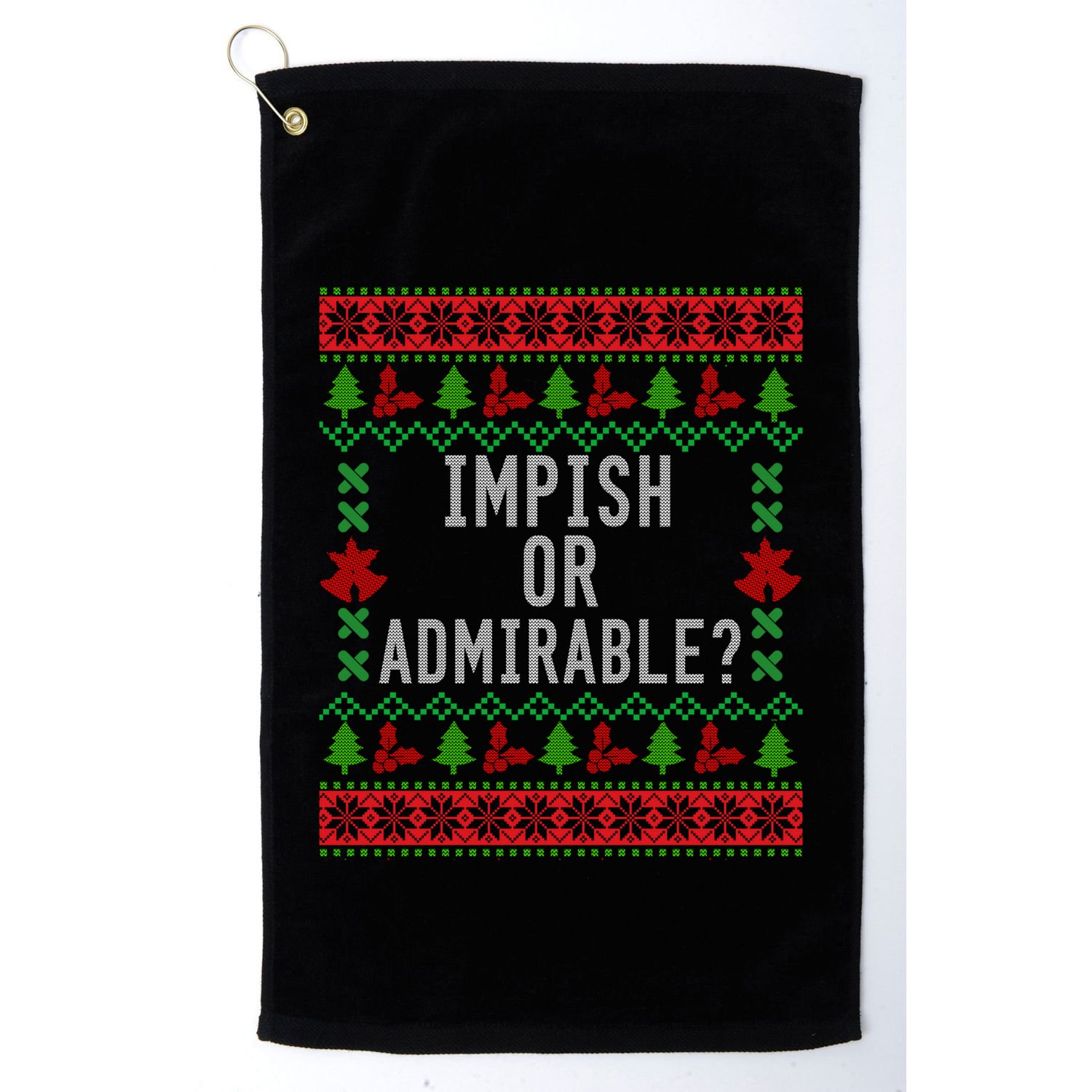 Impish Or Admirable Golf Towel