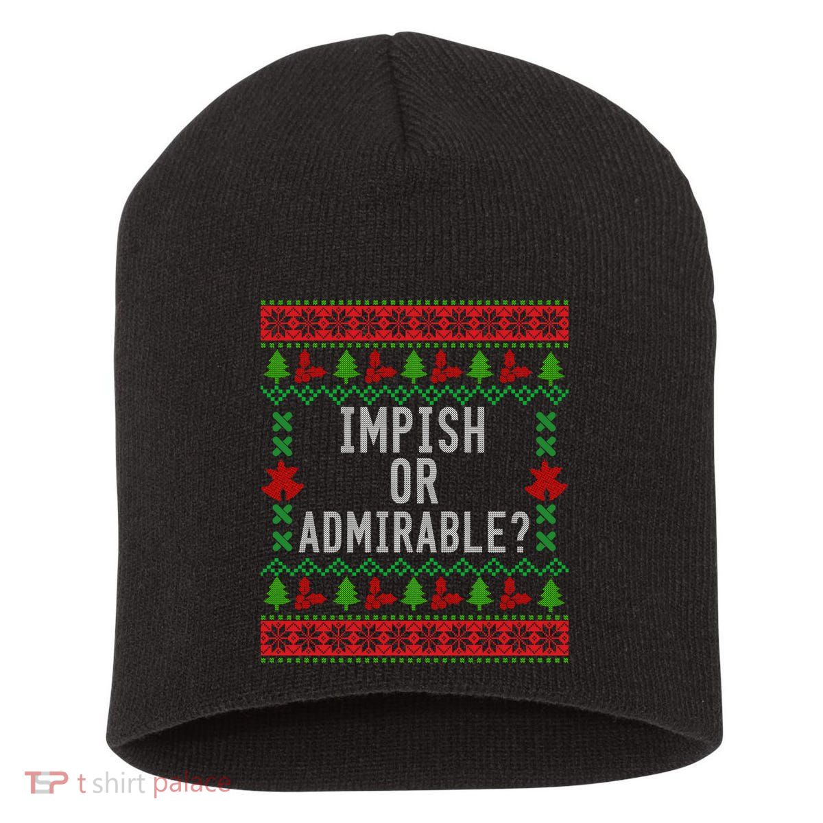 Impish Or Admirable Short Acrylic Beanie