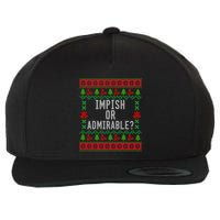 Impish Or Admirable Wool Snapback Cap