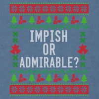 Impish Or Admirable Garment-Dyed Sweatshirt