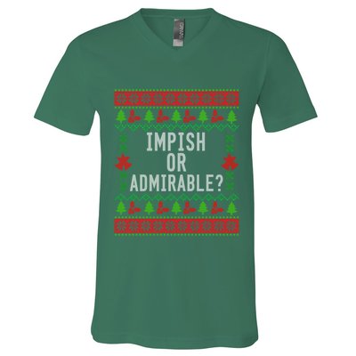 Impish Or Admirable V-Neck T-Shirt