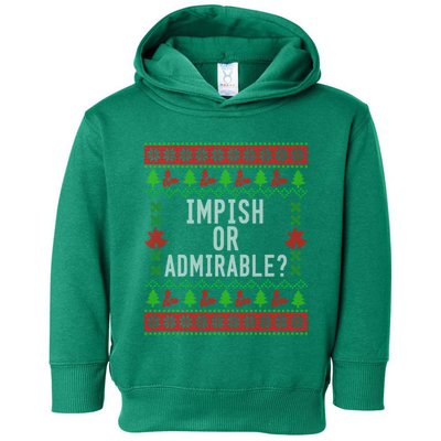 Impish Or Admirable Toddler Hoodie