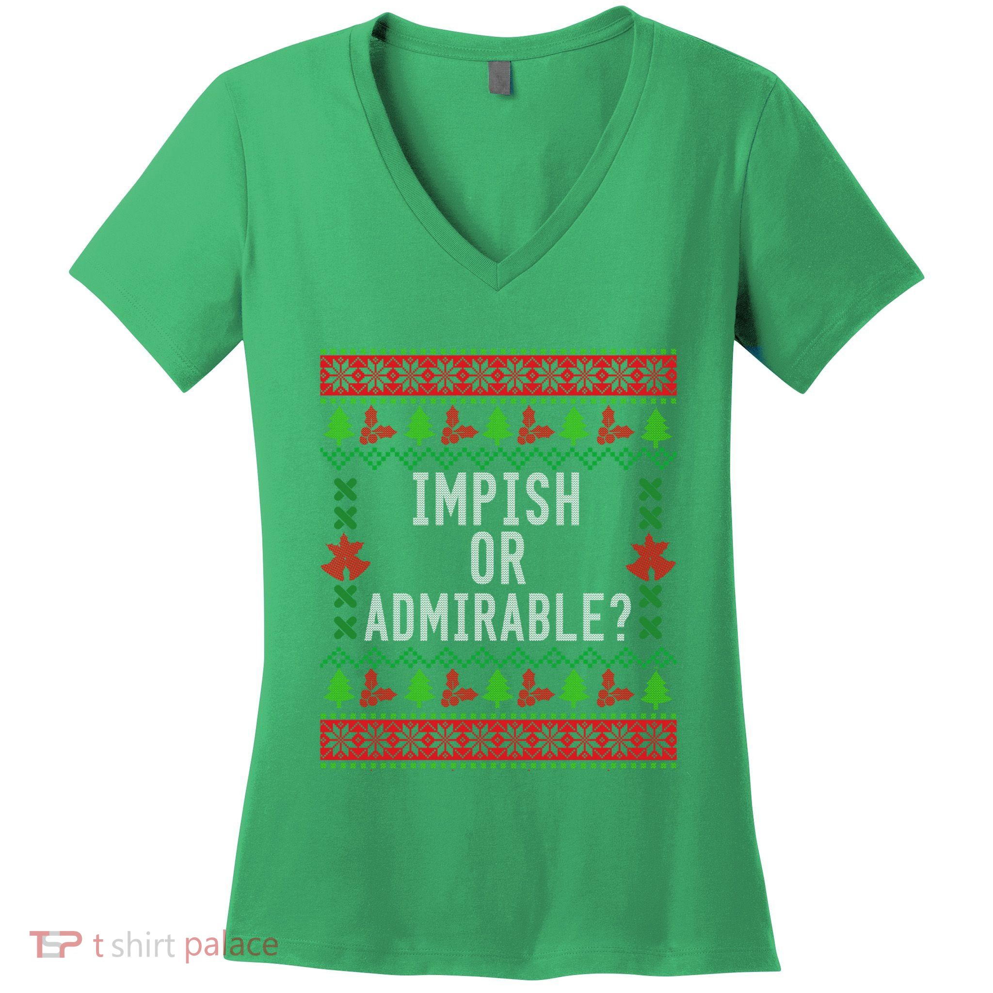 Impish Or Admirable Women's V-Neck T-Shirt