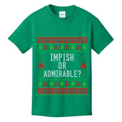 Impish Or Admirable Kids T-Shirt