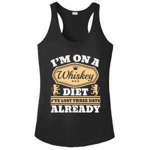 I'm On A Whiskey Diet I've Lost Three Days Already Cool Gift Ladies PosiCharge Competitor Racerback Tank