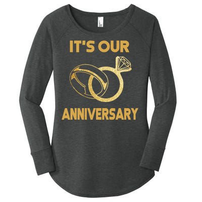 ItS Our Anniversary Wedding Love You Wife Husband Women's Perfect Tri Tunic Long Sleeve Shirt