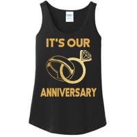 ItS Our Anniversary Wedding Love You Wife Husband Ladies Essential Tank