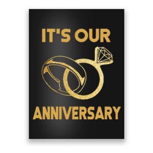 ItS Our Anniversary Wedding Love You Wife Husband Poster