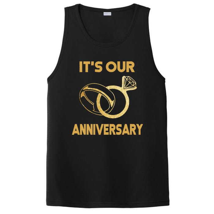 ItS Our Anniversary Wedding Love You Wife Husband PosiCharge Competitor Tank