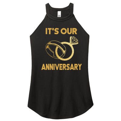 ItS Our Anniversary Wedding Love You Wife Husband Women's Perfect Tri Rocker Tank