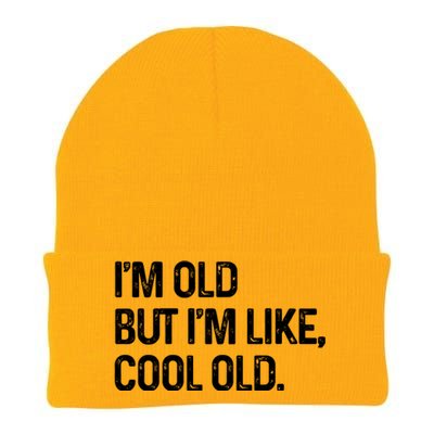 I'm Old But I'm Like Cool Old Man Knit Cap Winter Beanie