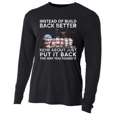 Instead Of Build Back Better How About Just Put It Back Cooling Performance Long Sleeve Crew