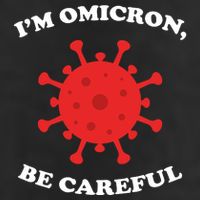 I'm Omicron Be Careful Adult Drive Performance Visor