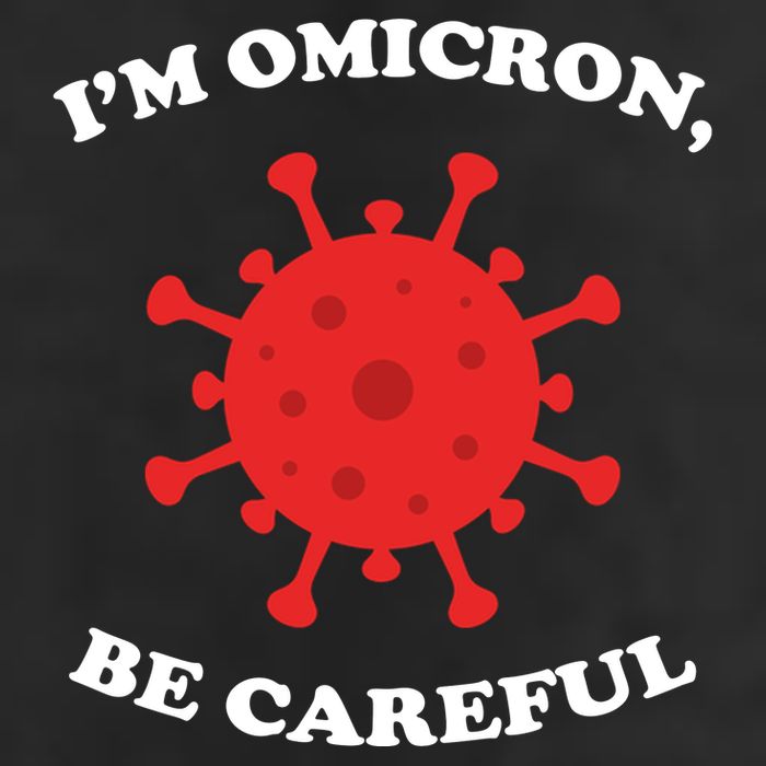 I'm Omicron Be Careful Adult Drive Performance Visor