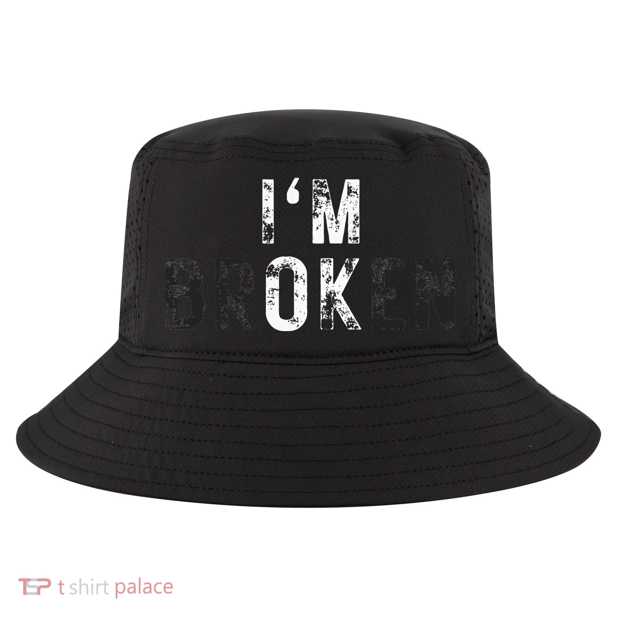 Im Ok Broken Cool Comfort Performance Bucket Hat