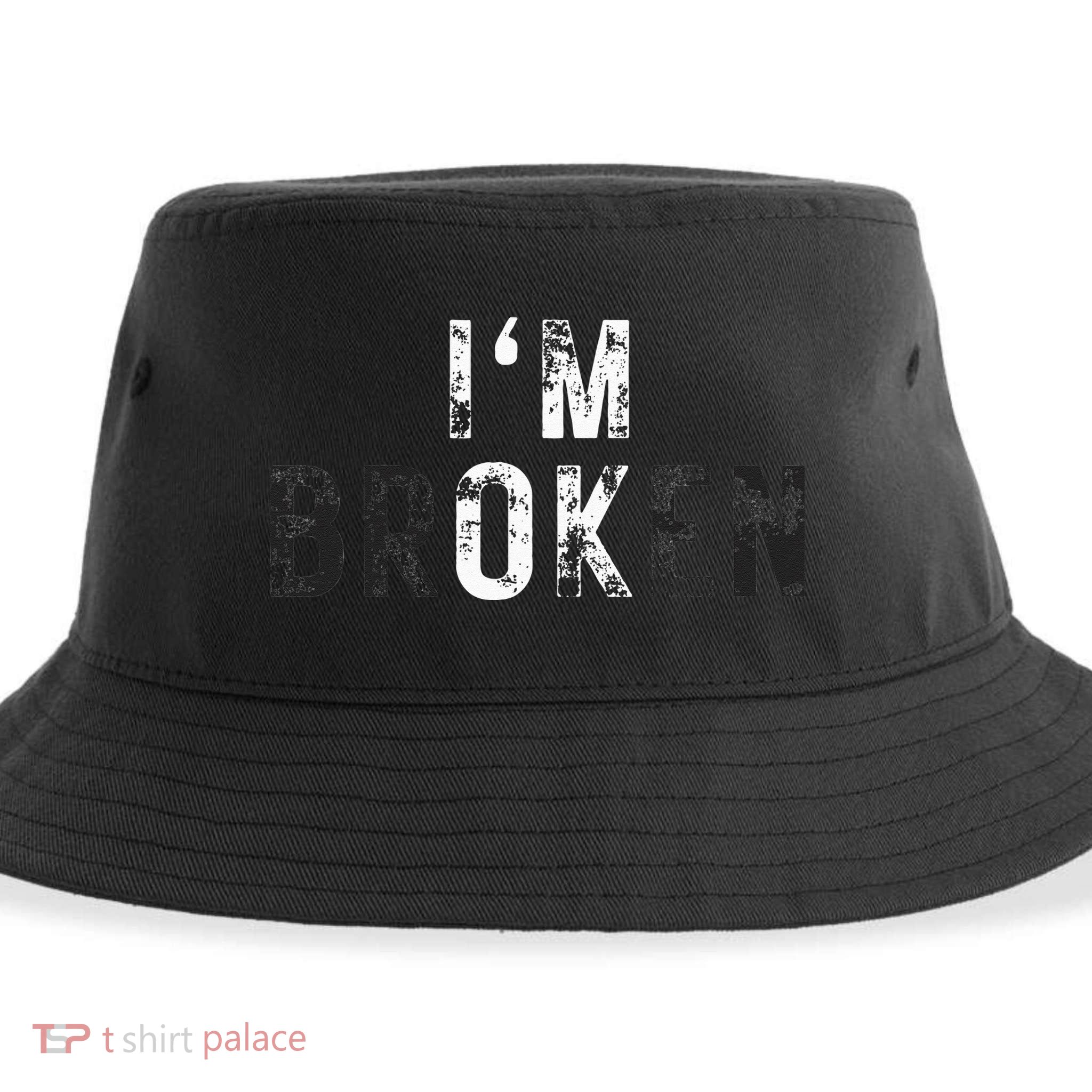 Im Ok Broken Sustainable Bucket Hat