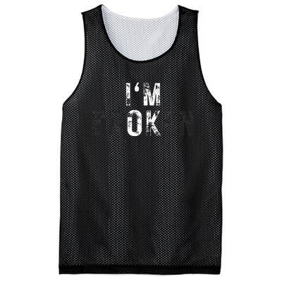 Im Ok Broken Mesh Reversible Basketball Jersey Tank