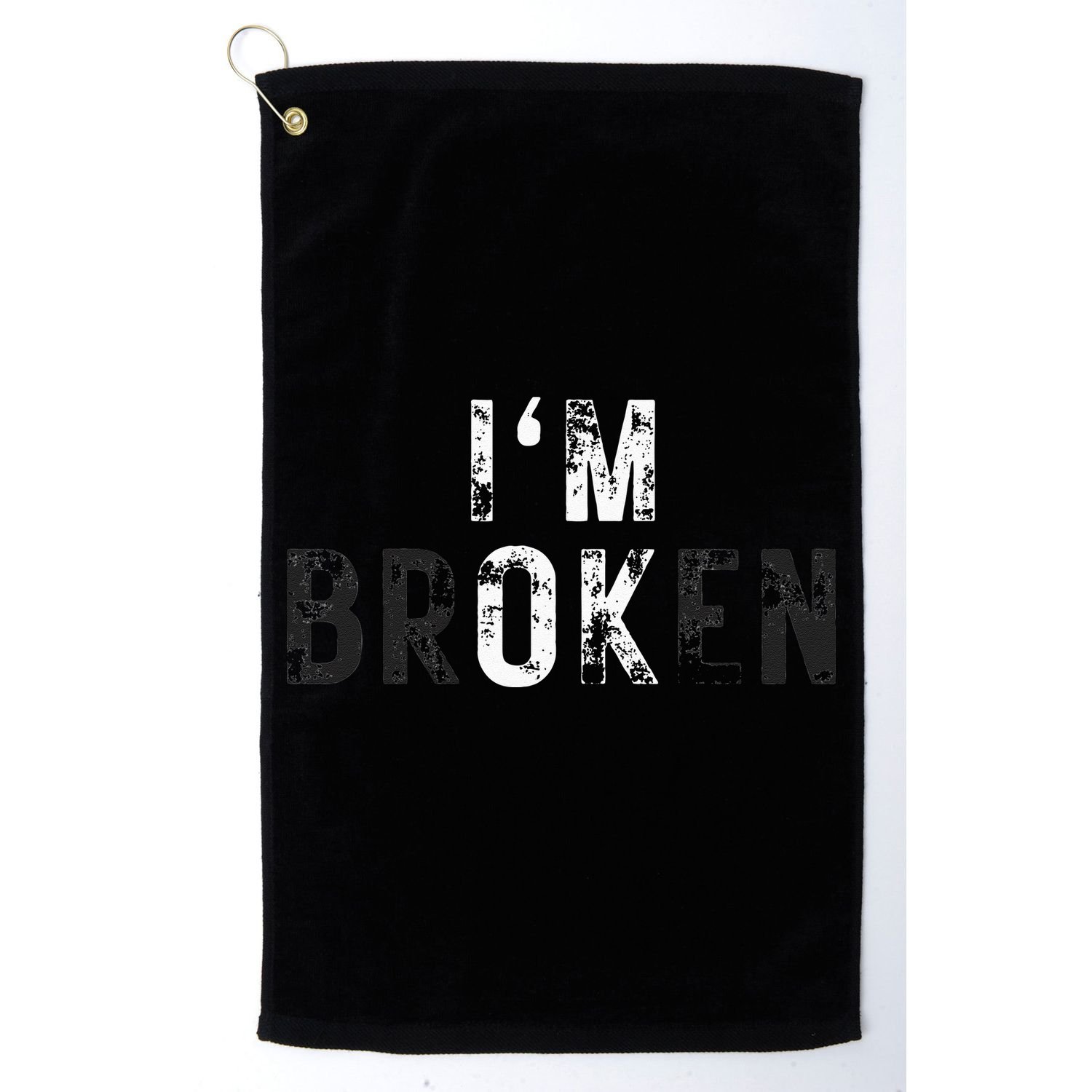 Im Ok Broken Golf Towel
