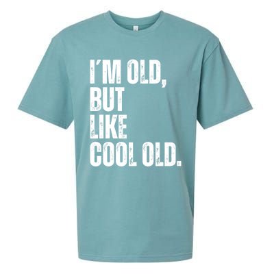 IM Old But Like Cool Old Funny Jokes Sarcastic Cool Gift Sueded Cloud Jersey T-Shirt