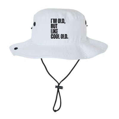 IM Old But Like Cool Old Funny Jokes Sarcastic Cool Gift Legacy Cool Fit Booney Bucket Hat