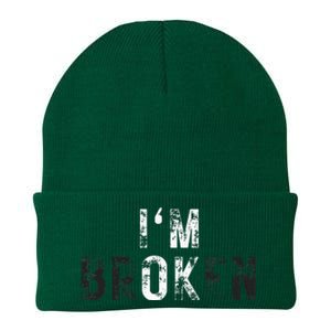 IM Ok Broken Knit Cap Winter Beanie