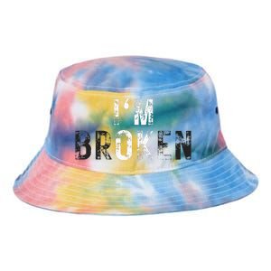 IM Ok Broken Tie Dye Newport Bucket Hat