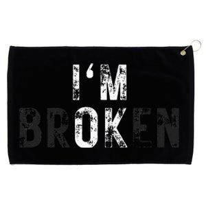 IM Ok Broken Grommeted Golf Towel