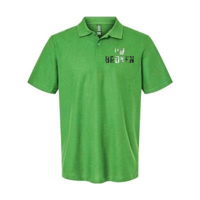 IM Ok Broken Softstyle Adult Sport Polo