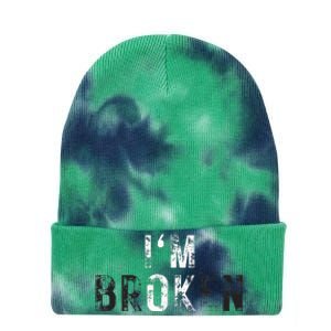 IM Ok Broken Tie Dye 12in Knit Beanie