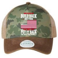 Instead Of Build Back Better How About Just Put It Back USA Legacy Tie Dye Trucker Hat