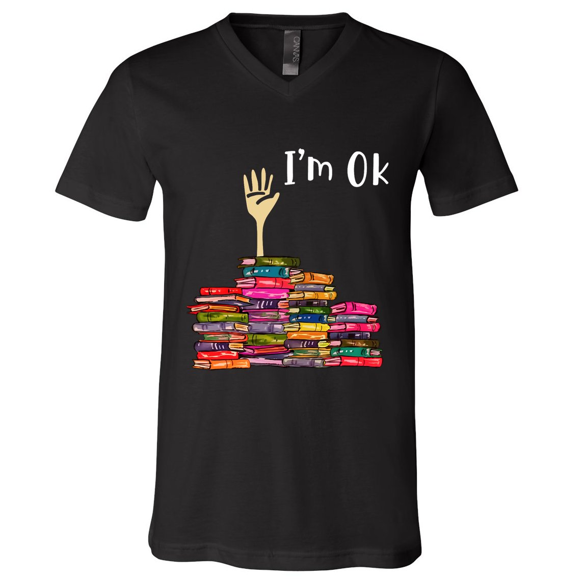 IM Ok Book V-Neck T-Shirt