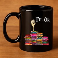 IM Ok Book 11oz C Handle Ceramic Mug