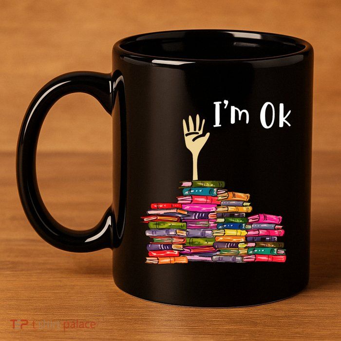 IM Ok Book 11oz C Handle Ceramic Mug