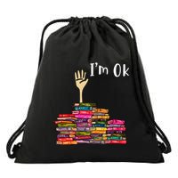 IM Ok Book Drawstring Bag