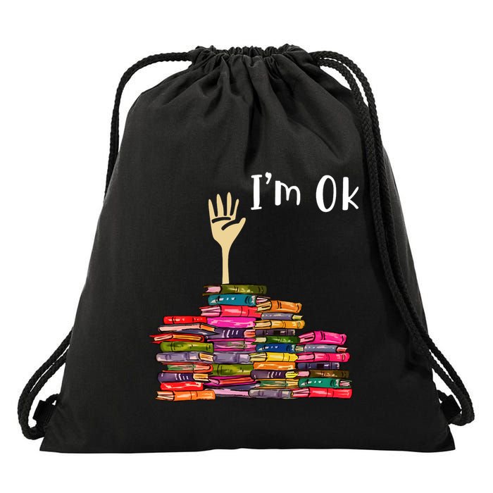 IM Ok Book Drawstring Bag