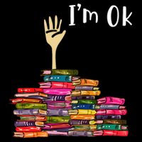 IM Ok Book Drawstring Bag