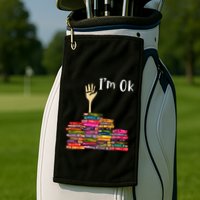 IM Ok Book Golf Towel