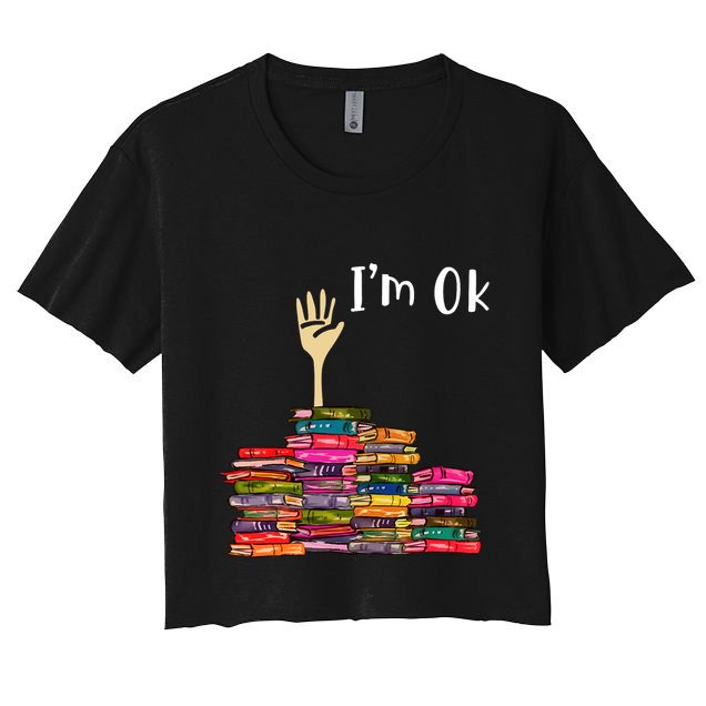 IM Ok Book Crop Top