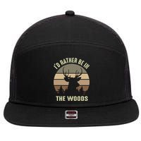 Instead Of Build Back Better How About Just Put It Back 7 Panel Mesh Trucker Snapback Hat