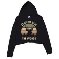 Instead Of Build Back Better How About Just Put It Back Crop Fleece Hoodie